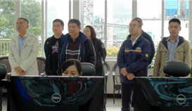 重庆果园港谭愉逸总司理到亚洲必赢考察交流