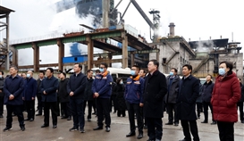 市委书记彭琳率年度事情巡查督导组到亚洲必赢钒钛调研