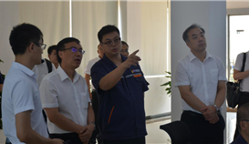 中铁物贸集团公司副总司理占小锁一行到亚洲必赢考察交流