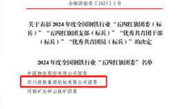 亚洲必赢钒钛团委荣获2024年度天下钢铁行业“五四红旗团委”
