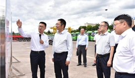 楚雄州州长张文旺莅临公司调研交能融合 （新能源重卡应用）事情